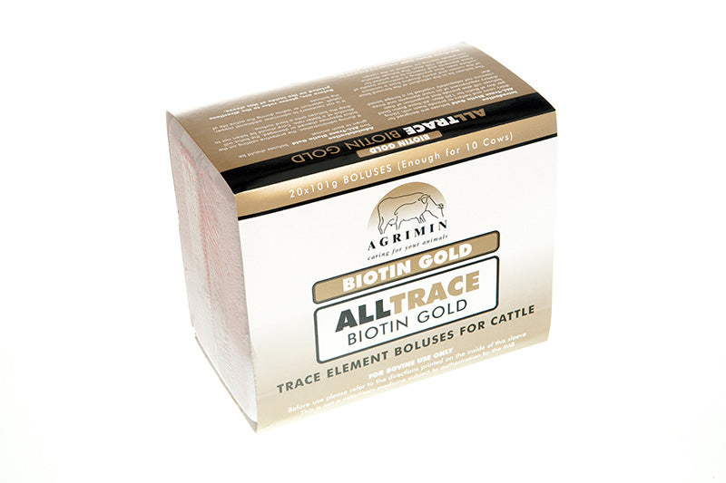 All-Trace Biotin Gold Cattle Bolus