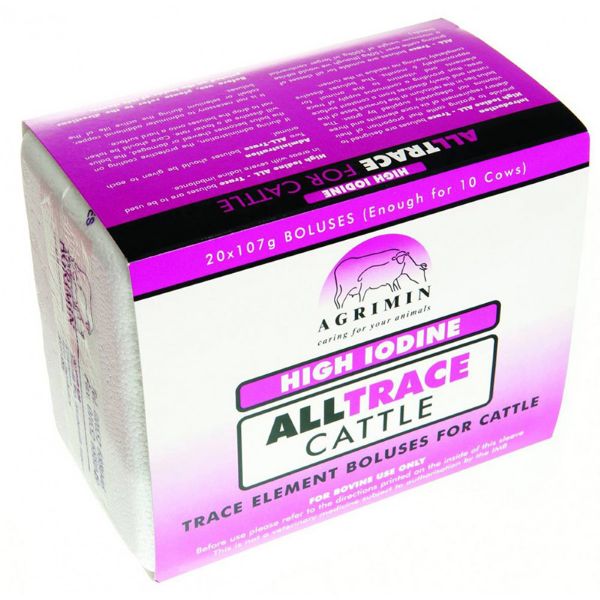 Alltrace High Iodine Cattle Bolus (20 Pack)