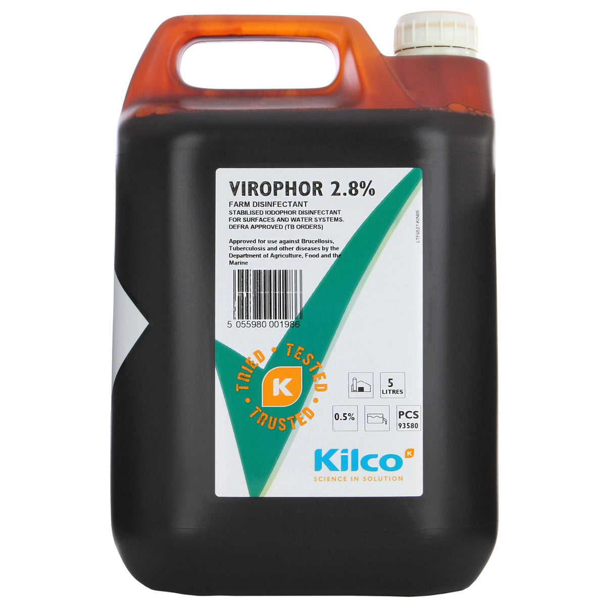 Virophor 2.8% Farm Disinfectant 5L