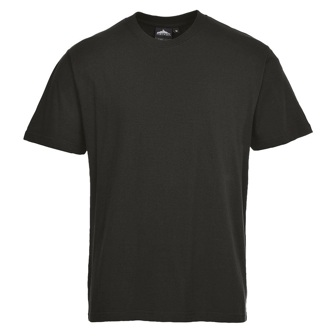 Portwest Turin Cotton T-Shirt Black