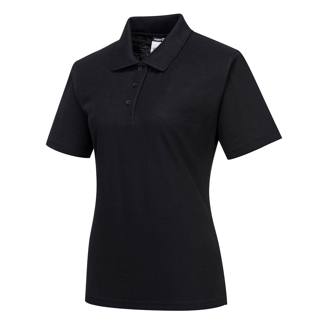 Portwest Naples Women's Polo Shirt Black