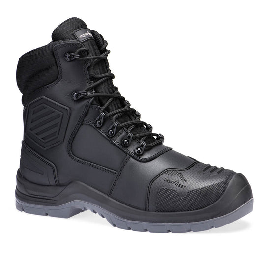 Portwest Composite Leather Mid Boot Black