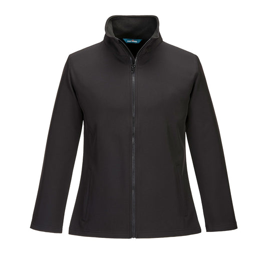 Portwest Women's Print and Promo Softshell Black